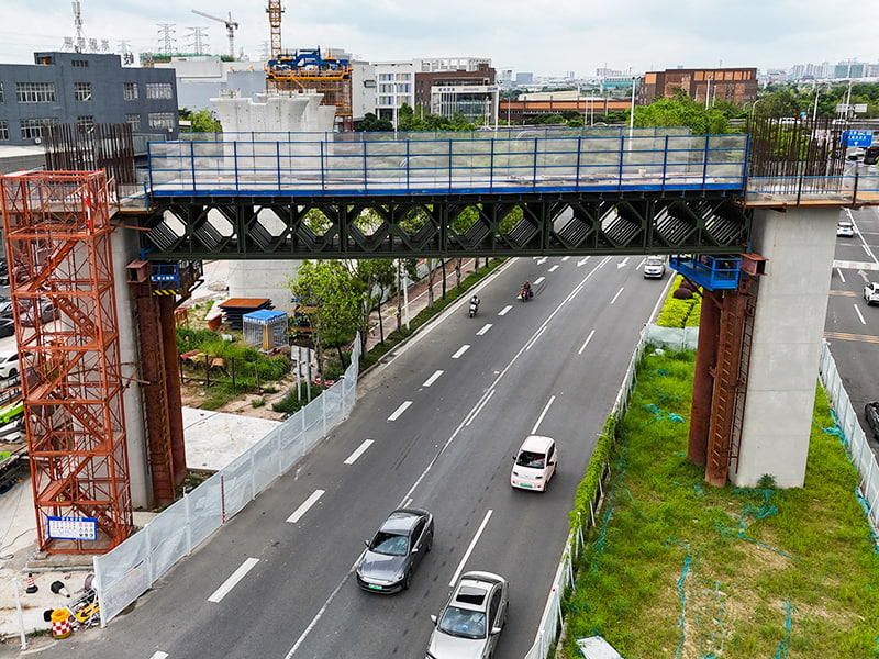 Büyük Açıklıklı Ağır Yük Demiryolu Süper Bailey İnşaat Desteği