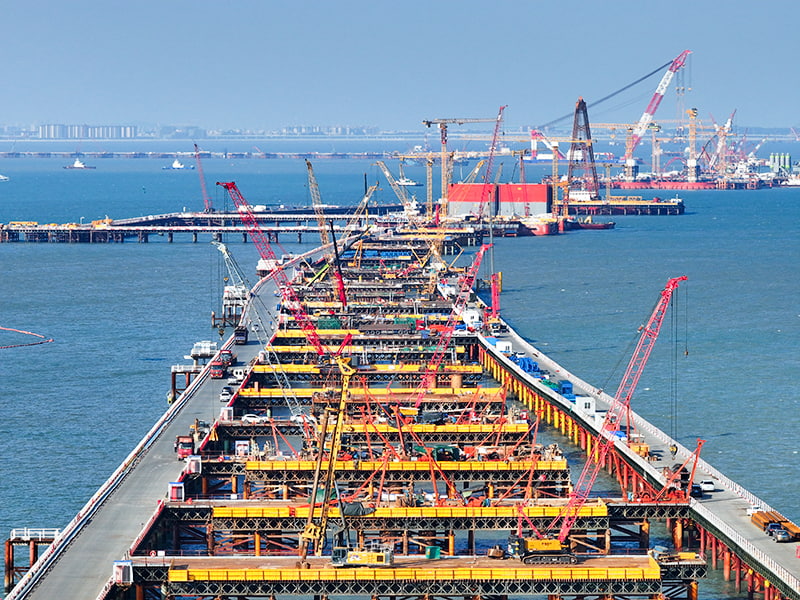 Köprüler için Geniş Açıklıklı İnşaat Platformları