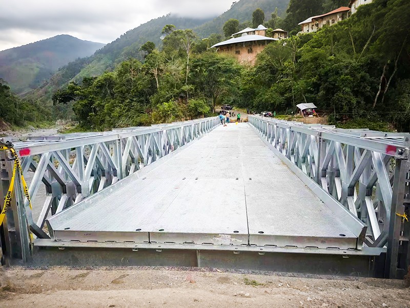 CB100 Tip Galvanizli Özelleştirilmiş Bailey Köprüsü