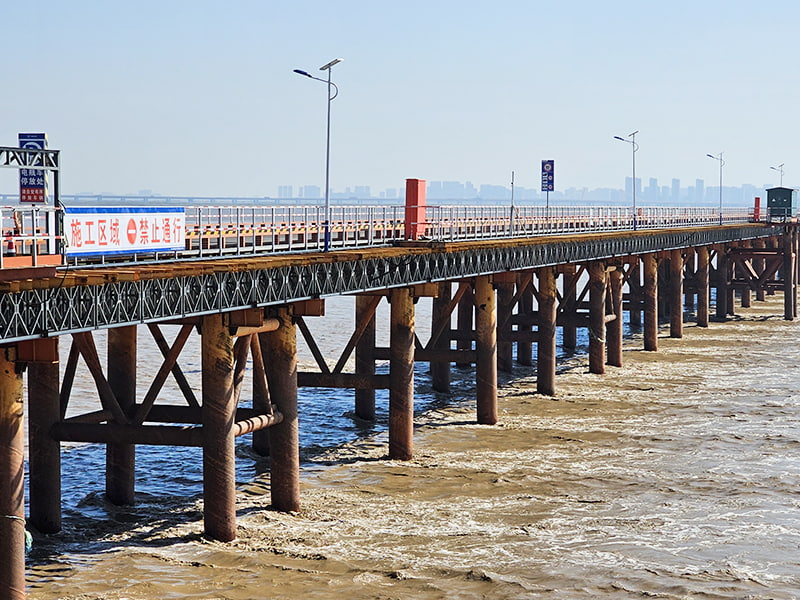 Köprüler için Galvanizli İnşaat Platformları