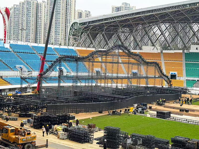Konser Sahnesi Destek Çerçevesi